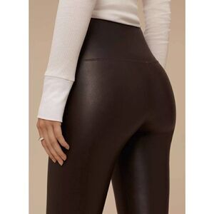 Wilfred Free Daria Pant High-waisted Vegan Leather Leggings Black Women's Small